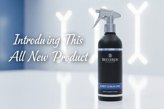 have it say belvedere autocare as the brand and have the background say introducing this all new product
